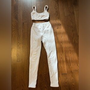 SKIMS Terry cloth legging and bralette size S